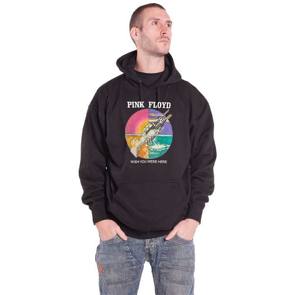 Pink Floyd Wish You Were Here Circle Icons Pullover Hoodie