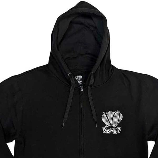 No Doubt Checker Logo Zipped Hoodie