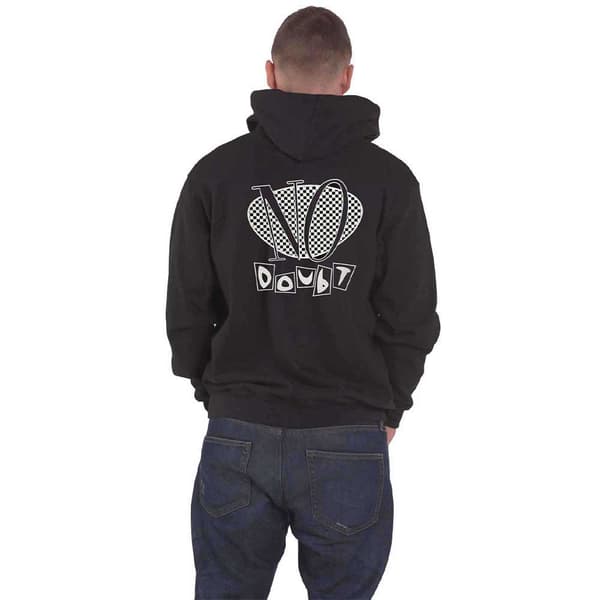 No Doubt Checker Logo Zipped Hoodie