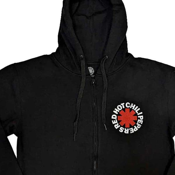 Red Hot Chili Peppers Red Asterisk Zipped Hoodie