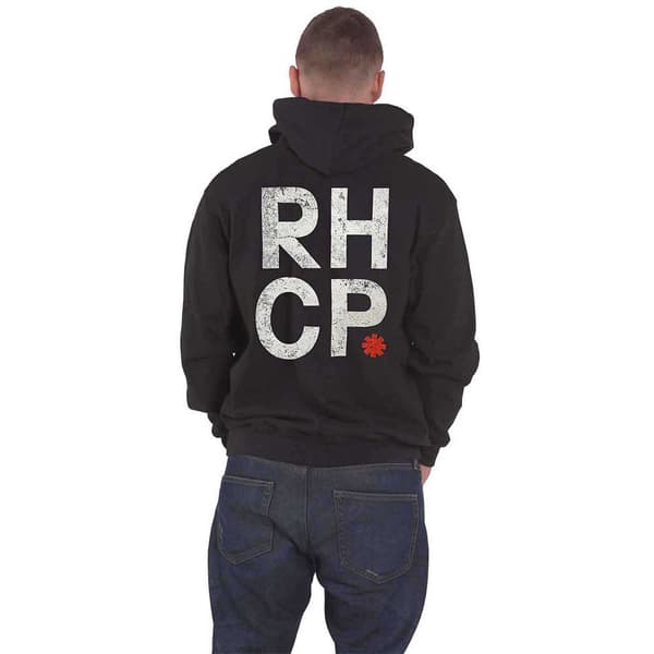 Red Hot Chili Peppers Red Asterisk Zipped Hoodie