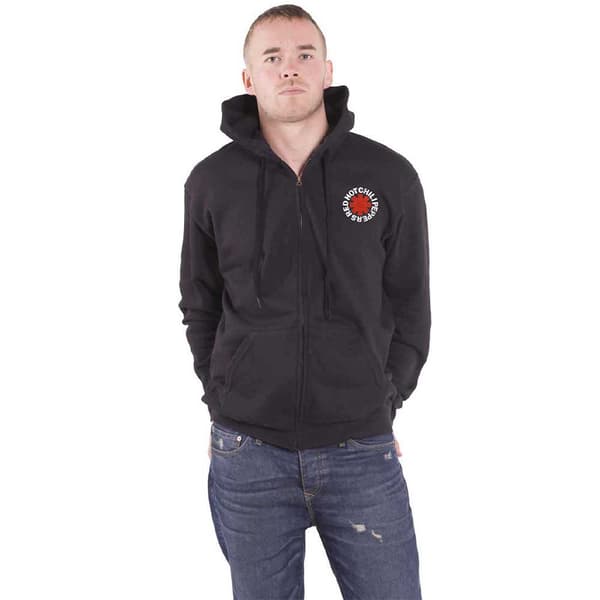 Red Hot Chili Peppers Red Asterisk Zipped Hoodie