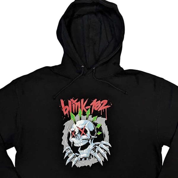 Blink-182 Six Arrow Skull Pullover Hoodie