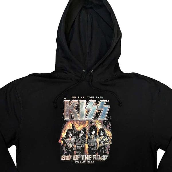 KISS End Of The Road Final Tour Pullover Hoodie