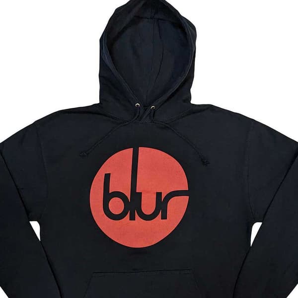 Blur Circle Band Logo Pullover Hoodie