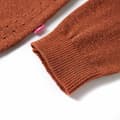 Miniatyrbilde 5 av 7: vidaXL Cardigan for barn strikket konjakk 128
