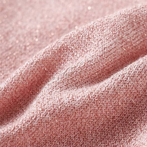 vidaXL Cardigan for barn strikket myk rosa 116