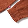 Miniatyrbilde 5 av 7: vidaXL Cardigan for barn strikket konjakk 140