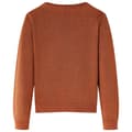 Miniatyrbilde 2 av 7: vidaXL Cardigan for barn strikket konjakk 140
