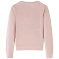 Miniatyrbillede 2 af 7: vidaXL Strikket cardigan til børn str. 92 strik lyserød