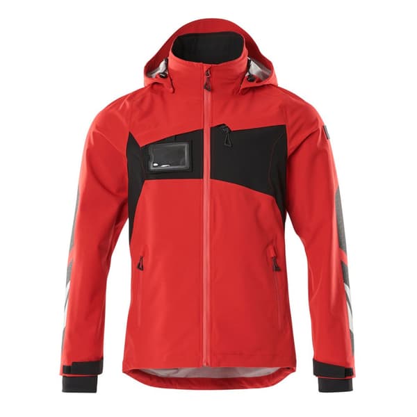 Mascot Jacka Med Ytterfoder Huva Accelerate 18001 Röd 4XL