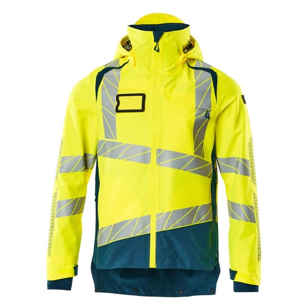 Mascot Jacka Med Ytterfoder Huva Accelerate Safe 19301 Gul 3XL