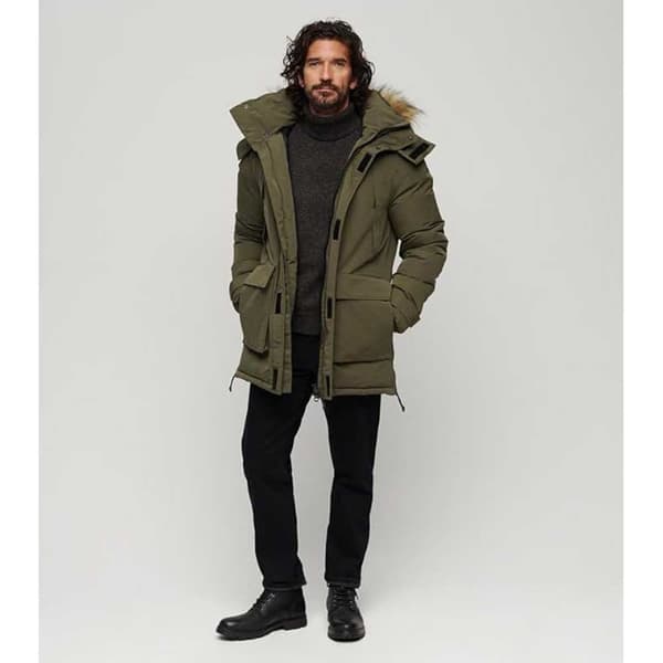 Superdry Parka Code Xpd Everest Grøn S Mand