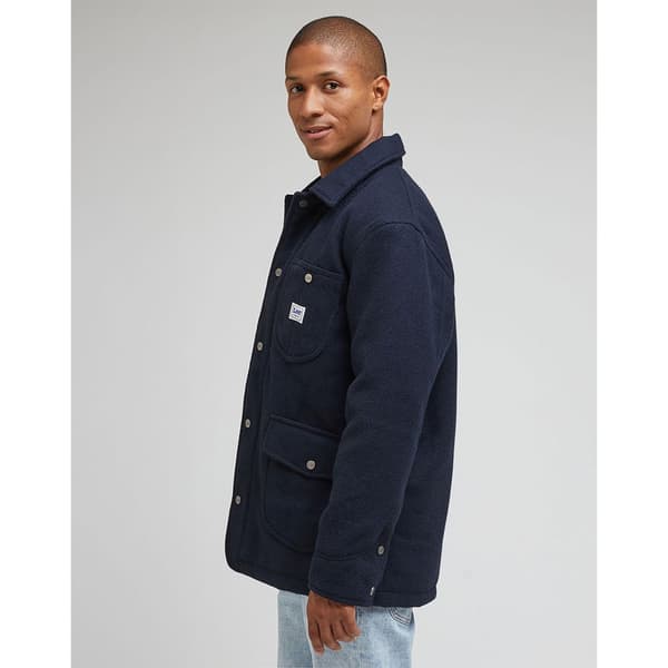 Lee Jakke 112342487 Wool Blå XL Mand