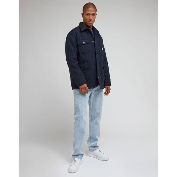 Lee Jakke 112342487 Wool Blå XL Mand