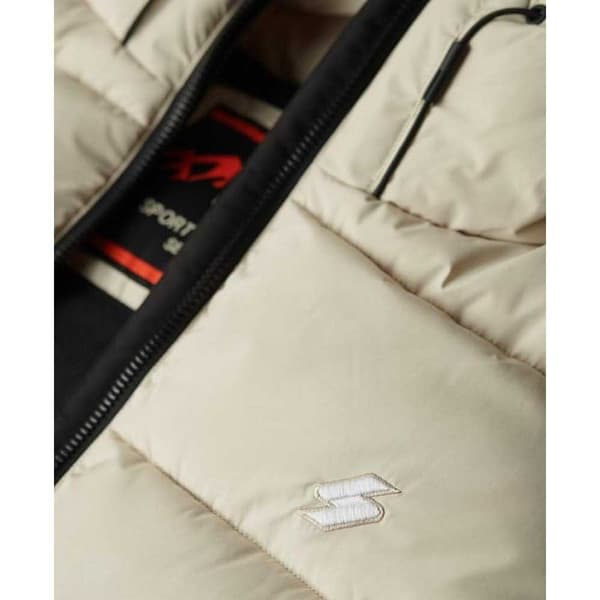 Superdry Puffer Jakke Sports Beige L Mand