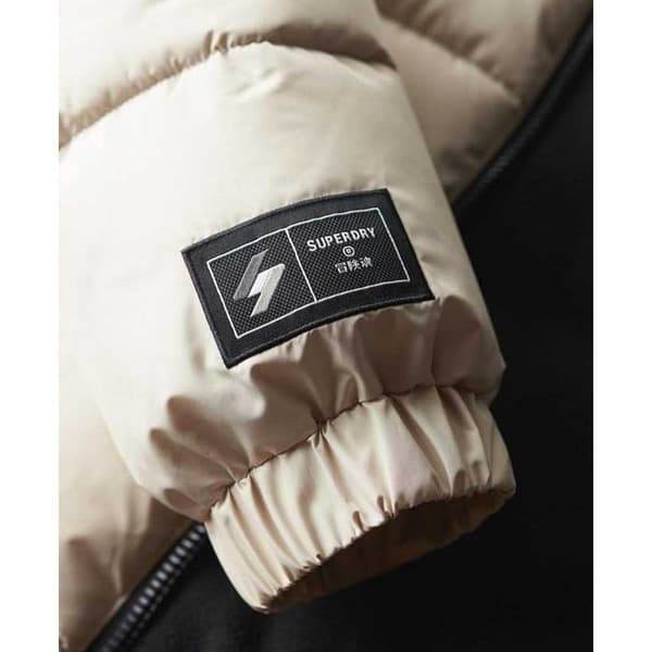 Superdry Puffer Jakke Sports Beige L Mand