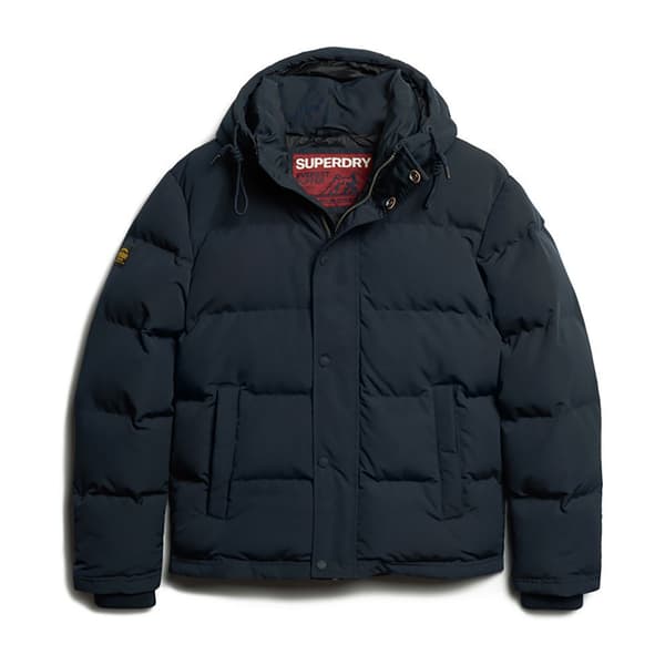 Superdry Puffer Jakke Everest Short Blå 2XL Mand