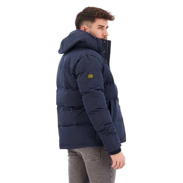 Superdry Puffer Jakke Everest Short Blå 2XL Mand
