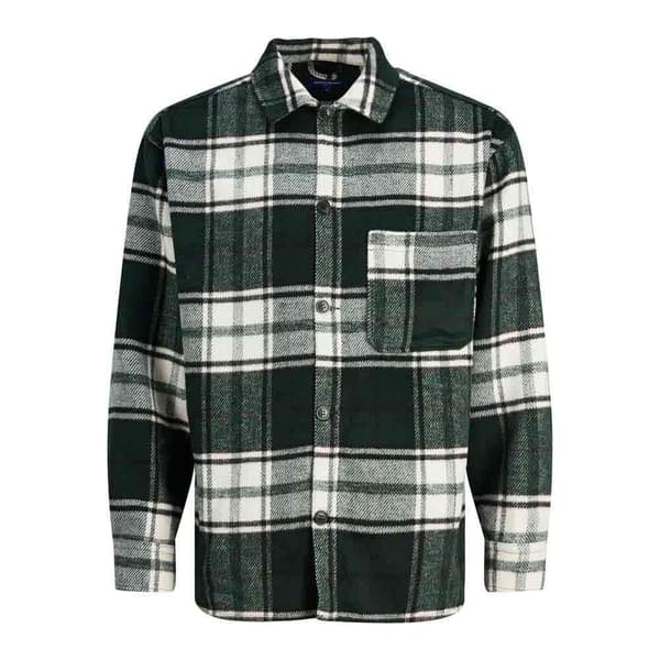 Jack & Jones Overshirt Zac Check Sn Grøn XL Mand
