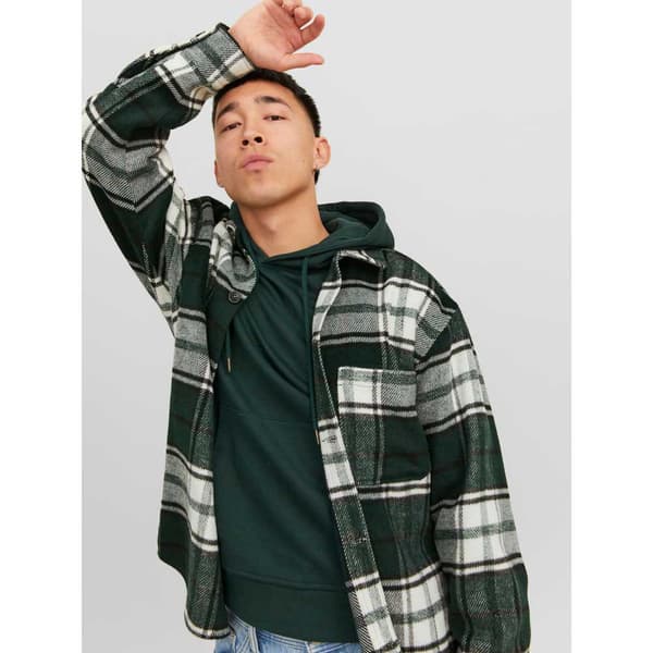 Jack & Jones Overshirt Zac Check Sn Grøn XL Mand