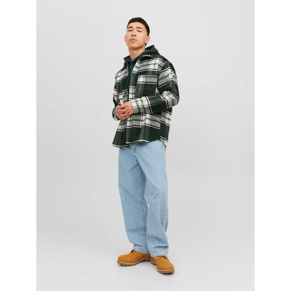 Jack & Jones Overshirt Zac Check Sn Grøn XL Mand