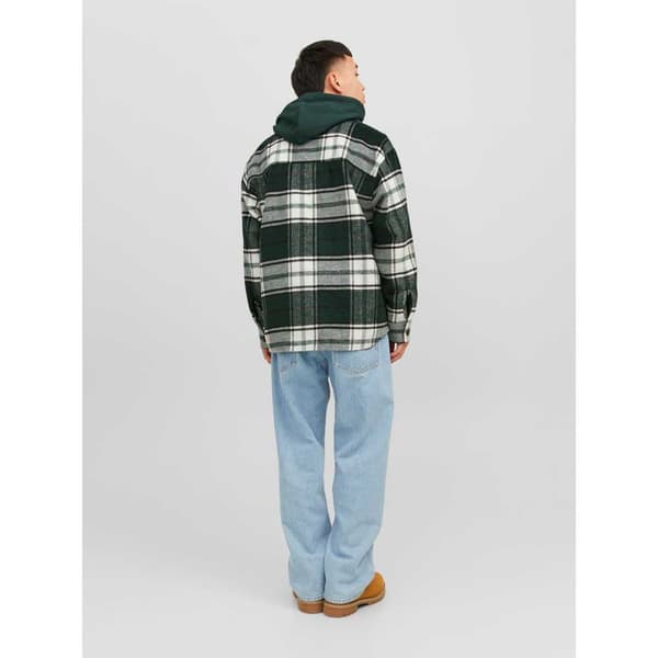 Jack & Jones Overshirt Zac Check Sn Grøn XL Mand