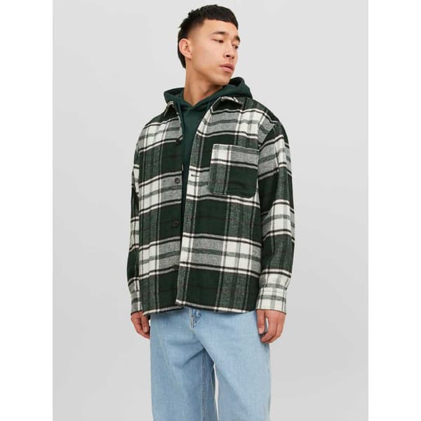 Jack & Jones Overshirt Zac Check Sn Grøn XL Mand