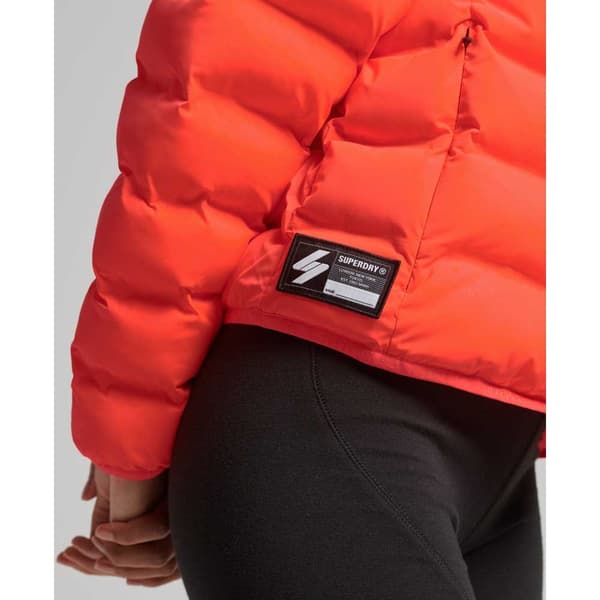 Superdry Jakke Code All Seasons Padded Rød M Kvinde