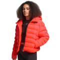 Miniatyrbillede 1 af 5: Superdry Jakke Code All Seasons Padded Rød M Kvinde