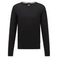 Miniatyrbillede 3 af 5: Boss V-hals Sweater Melba-p Sort M Mand