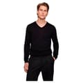 Miniatyrbillede 1 af 5: Boss V-hals Sweater Melba-p Sort M Mand