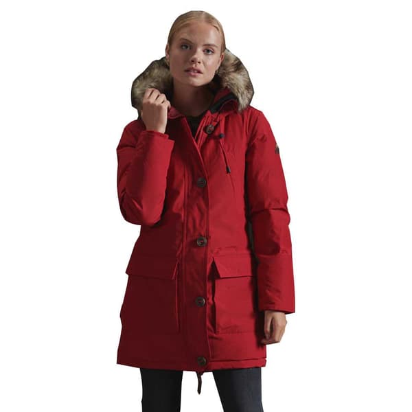 Superdry Jacka Rookie Down Röd XS Kvinna