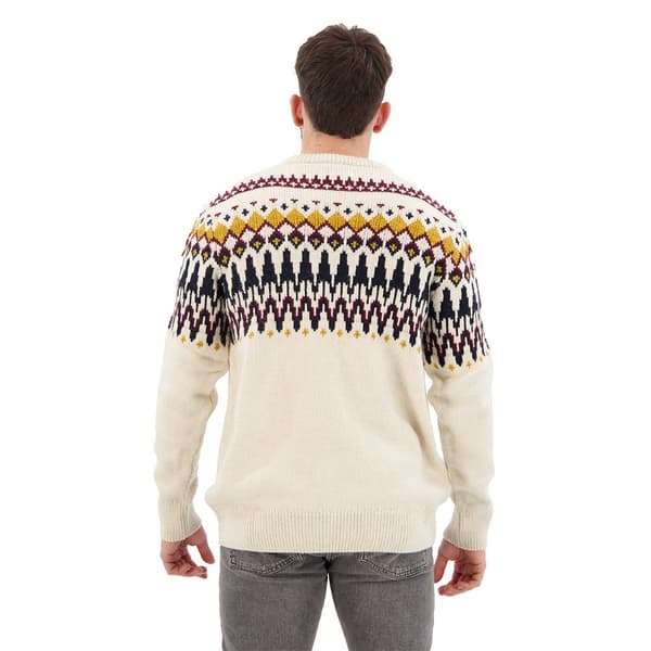 Superdry Tröja Med Rund Hals Fairisle Beige 2XL Man