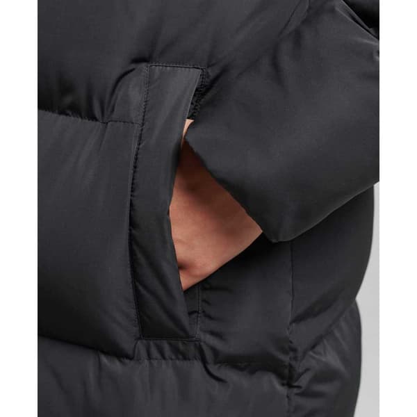 Superdry Jacka Studios Longline Duvet Svart 16 Kvinna