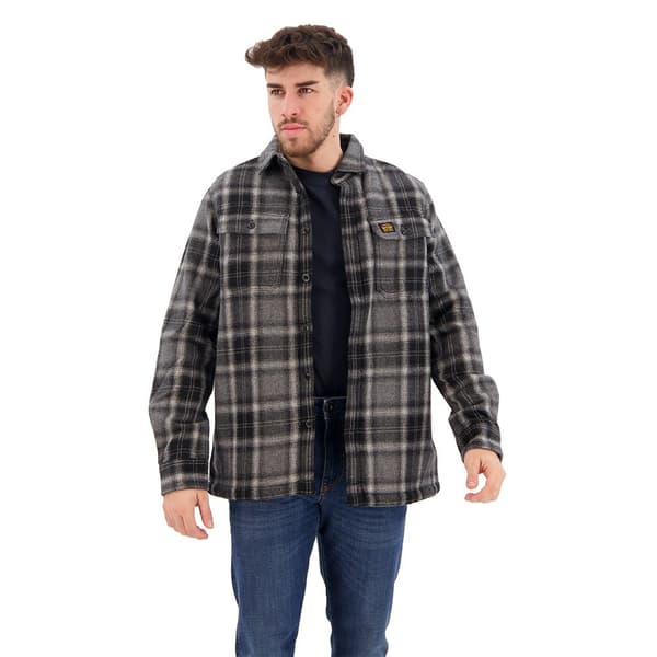 Superdry Överskjorta Wool Miller Grå M Man