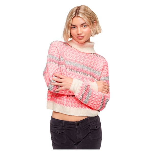 Superdry Polotröja Roll Crop Rosa S Kvinna