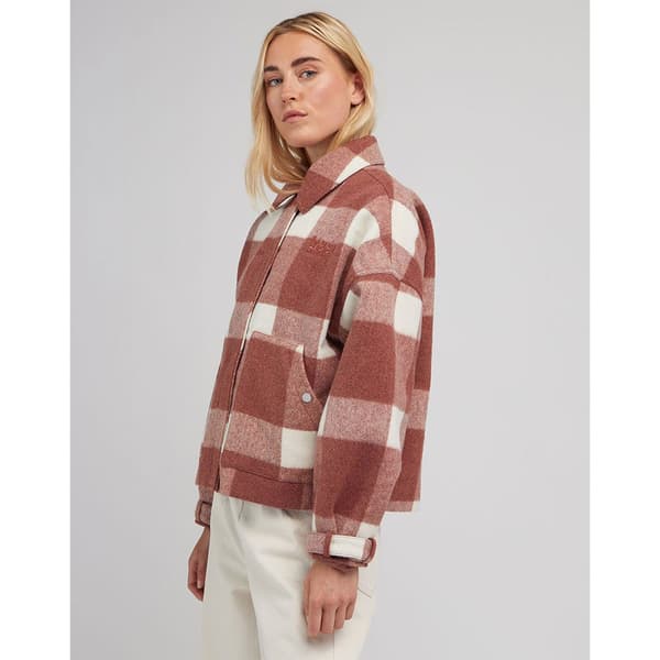 Lee Jakke 112341603 Wool Orange XS Kvinde