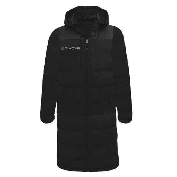 Givova Lang Frakke Panchina Sort 3XL Mand