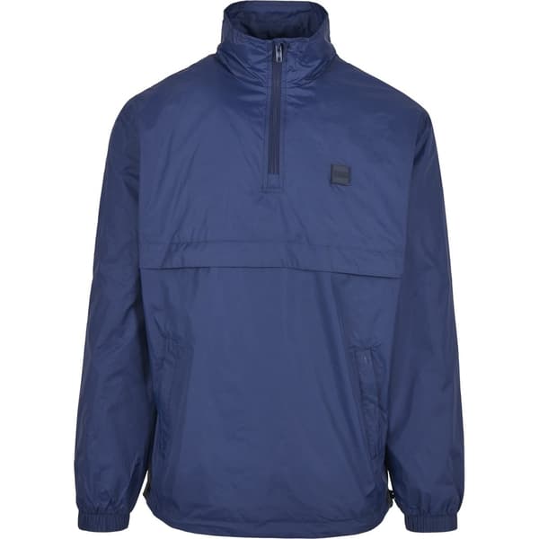 Urban Classics Jakke Stand Up Collar Pull Over Blå XL Mand