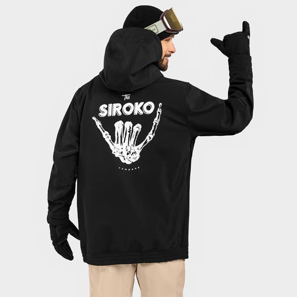 Siroko Jacka W3 North Ice Svart M Man