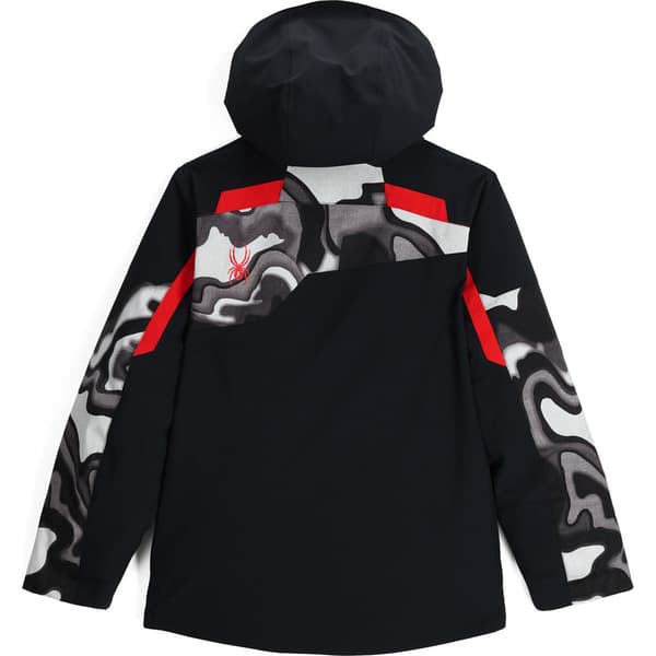 Spyder Jakke Leader Sort 10 Years Dreng