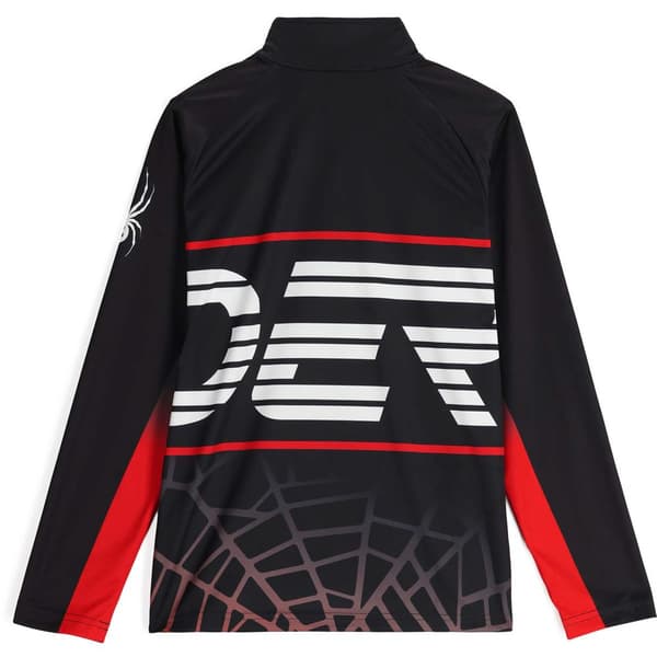 Spyder Halv Blixtlåsfleece Web Svart L