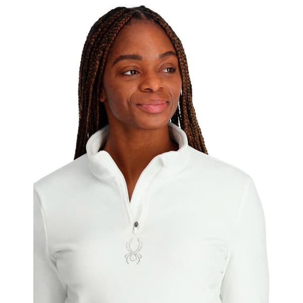 Spyder Half Zip Fleece Shimmer Bug Valkoinen M Nainen