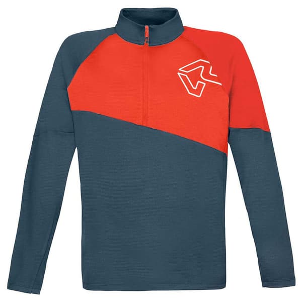 Rock Experience Halv Lynlås Fleece Urus Rød 2XL Mand