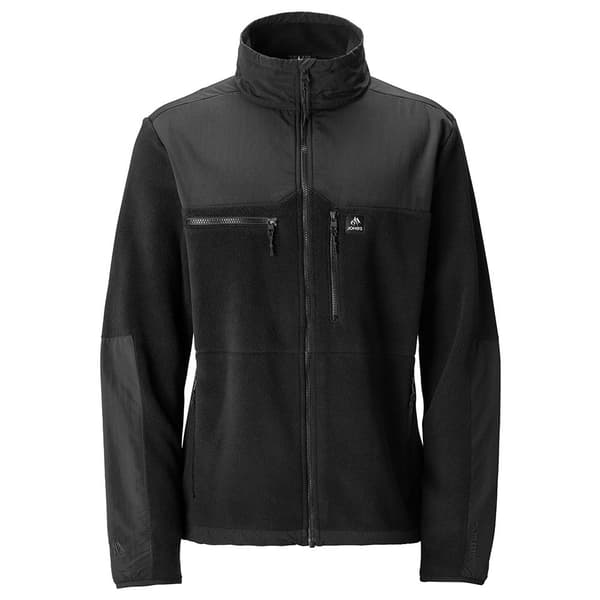 Jones Base Camp Återvunnen Full Zip Fleece Svart L Man