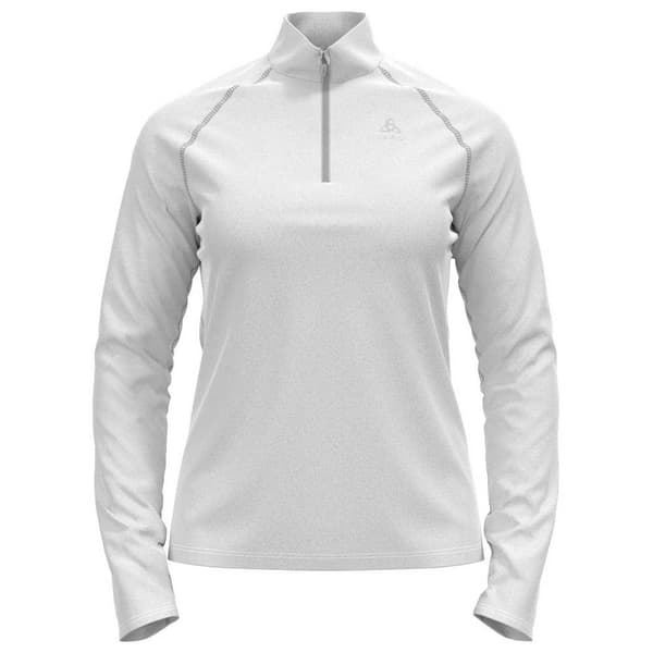 Odlo Rigi 1/2 Lynlås Fleece Hvid 2XL Kvinde