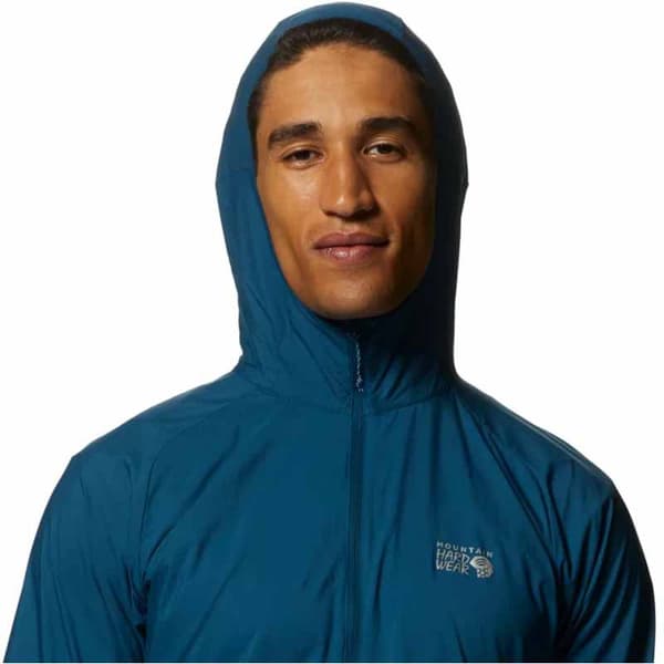 Mountain Hardwear Jacka Kor Airshell Blå M Man