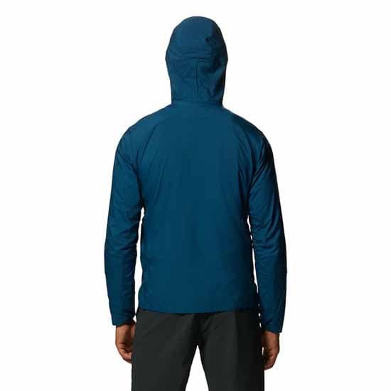 Mountain Hardwear Jacka Kor Airshell Blå M Man
