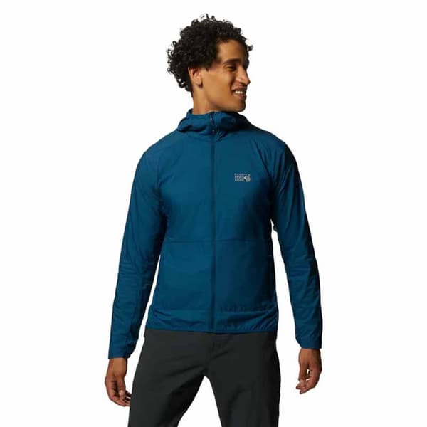 Mountain Hardwear Jacka Kor Airshell Blå M Man